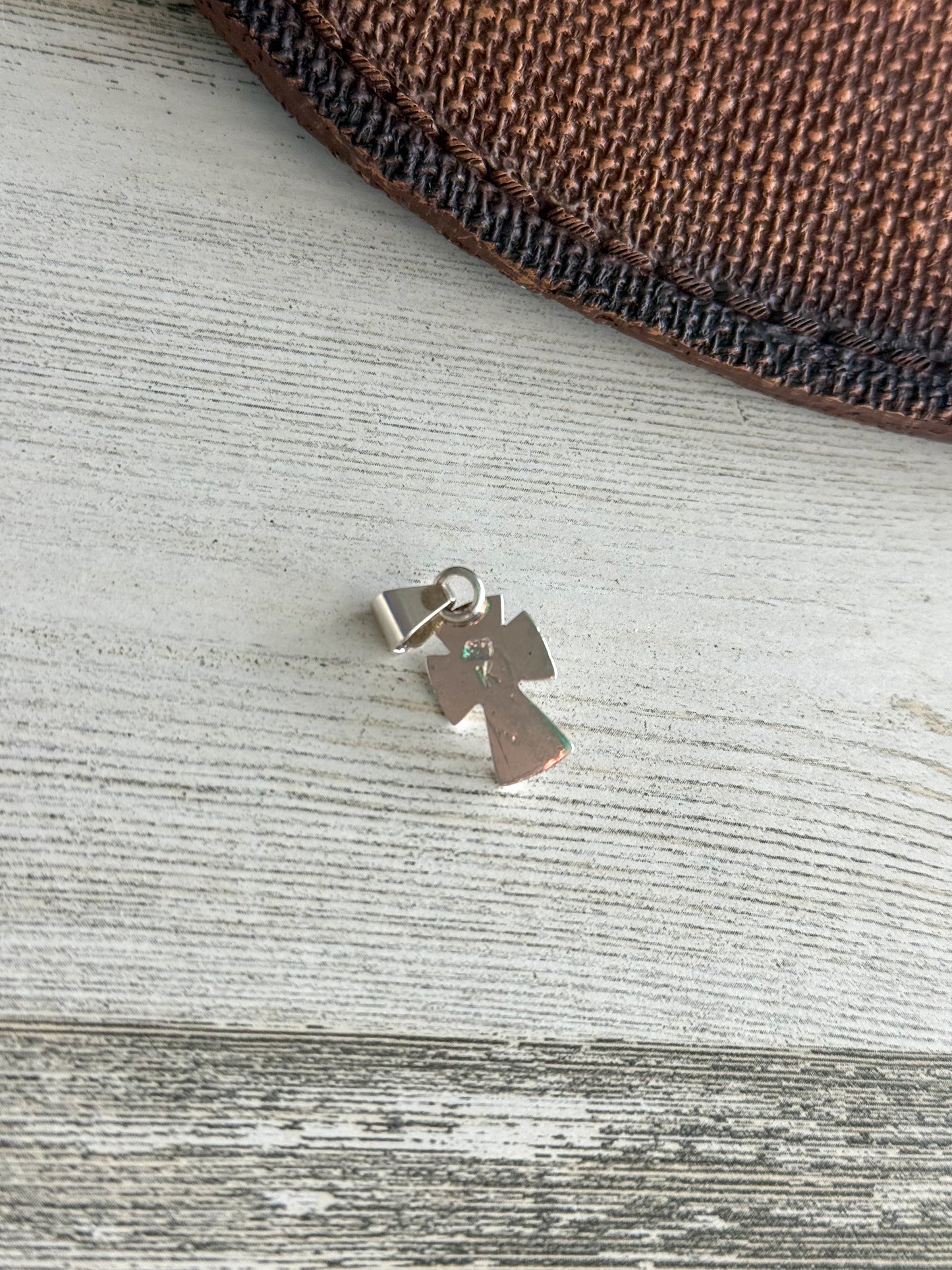 Native American Purple Spiny Cross Pendant