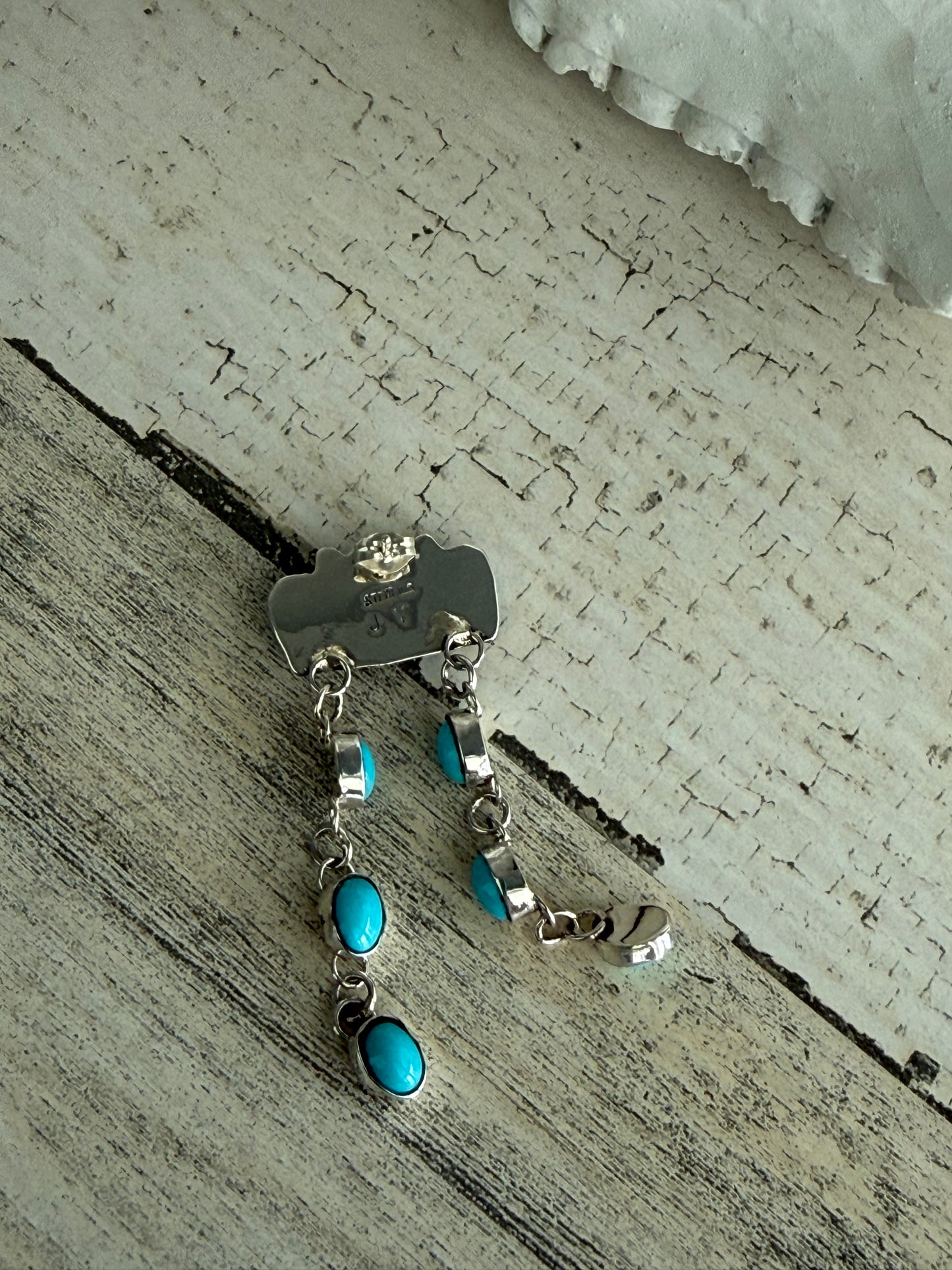 Native American Sleeping Beauty Earrings