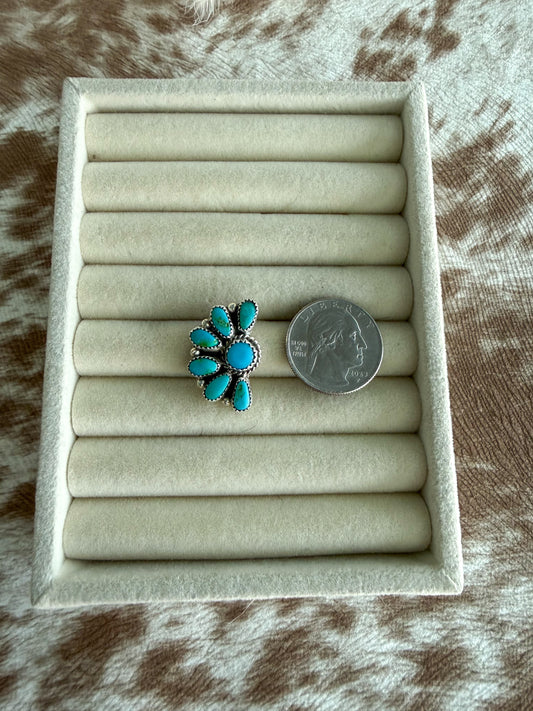 Native American Sonoran Gold Cluster Earrings
