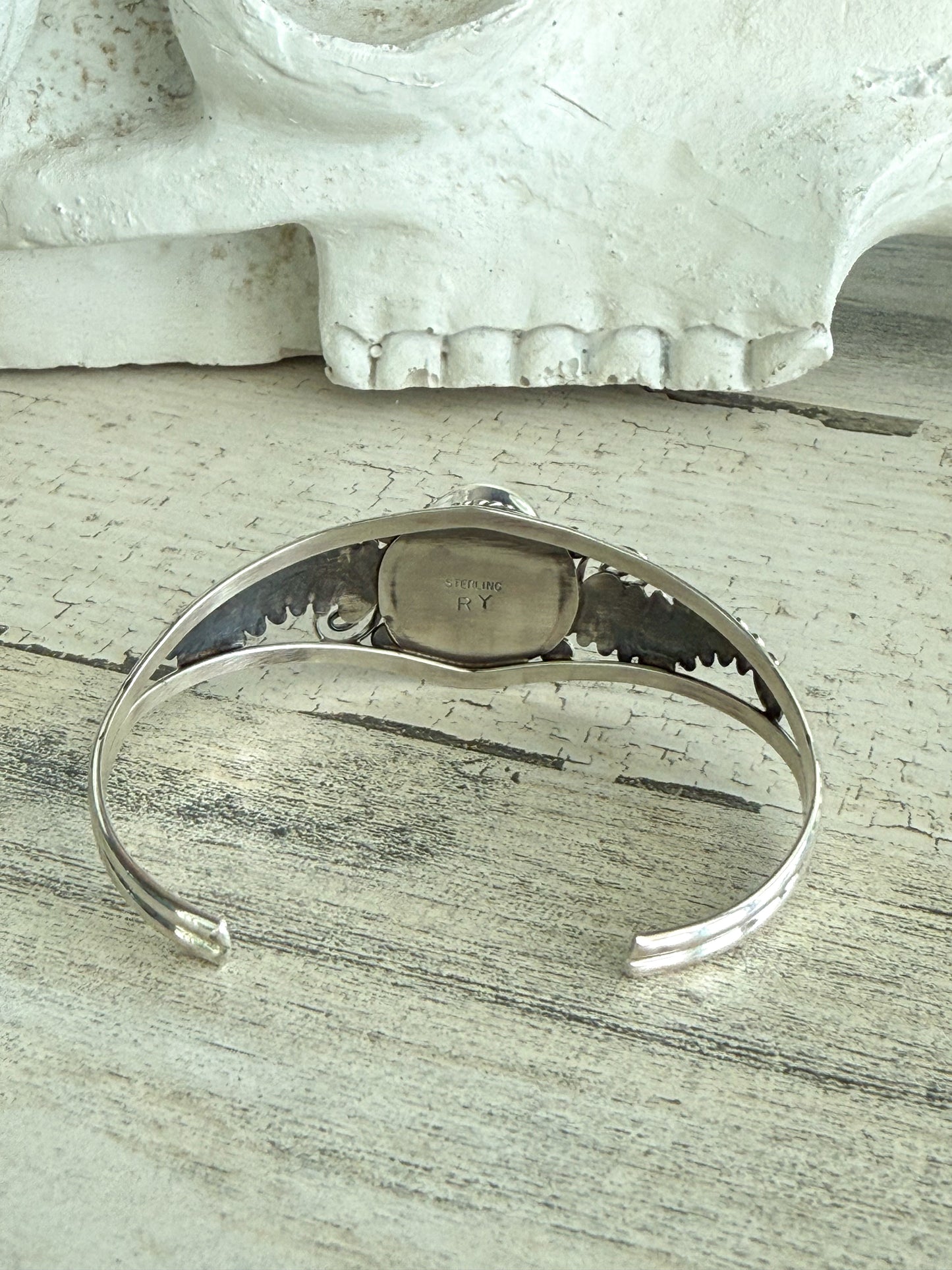 Native American Black Onyx Cuff