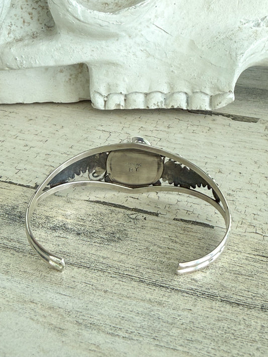 Native American Black Onyx Cuff