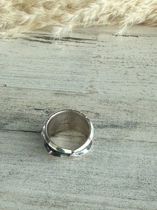 Native American Kingman Turquoise Ring 9