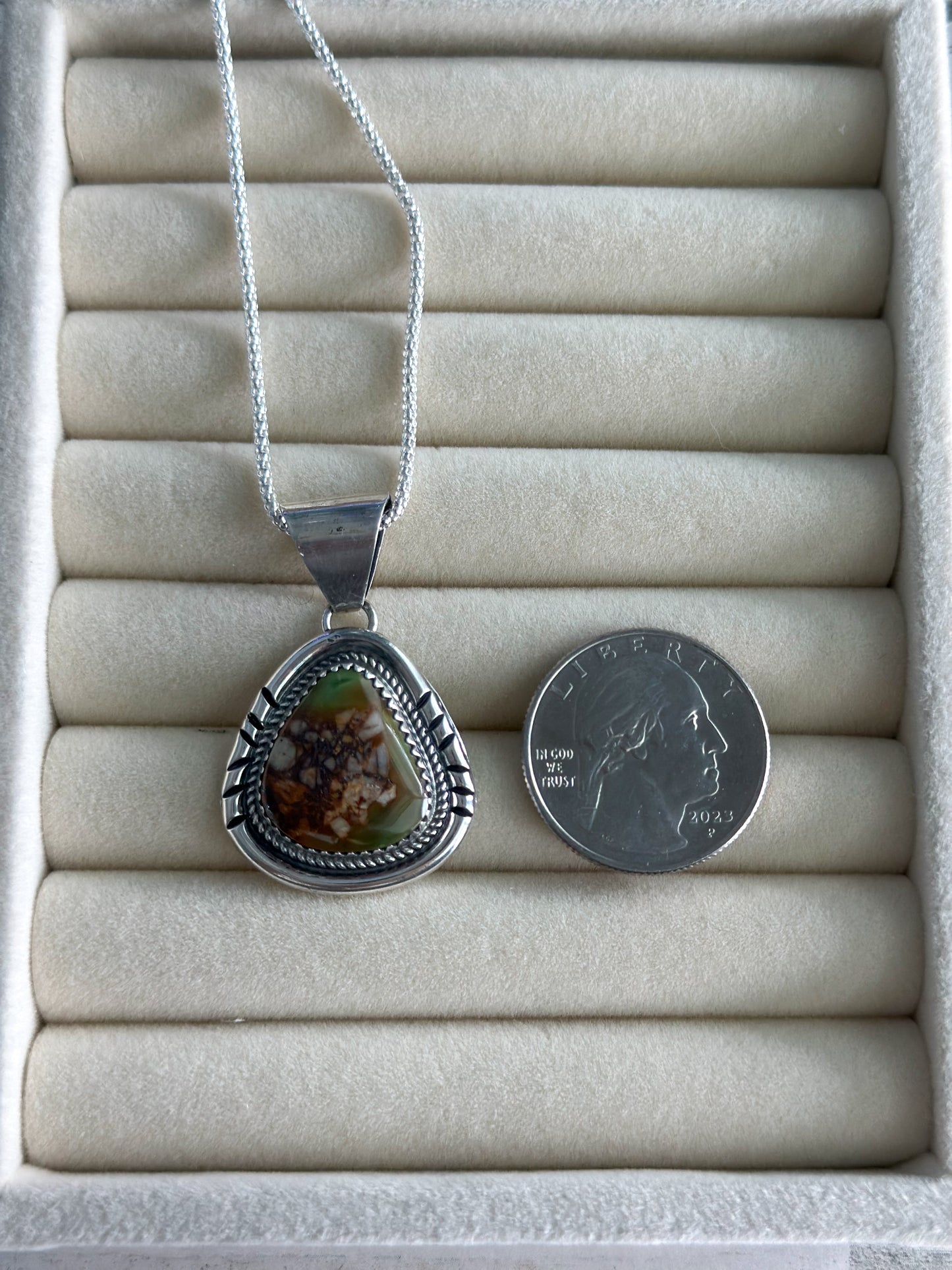 Native Made Royston Pendant Necklace