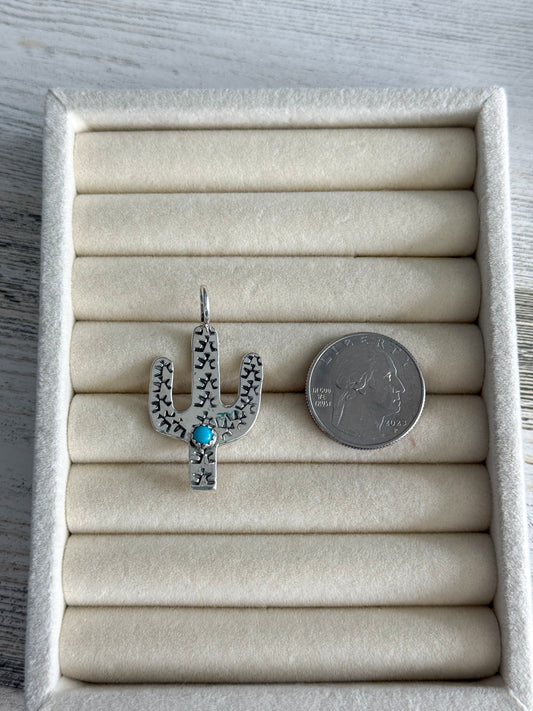 Native Made Cactus Pendant