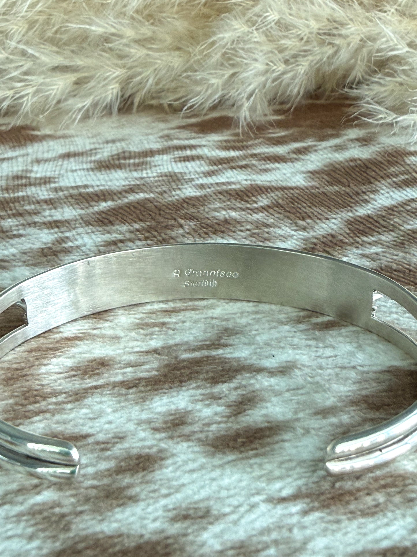 Native American Zuni Turquoise Cuff 6.5"