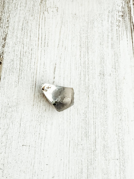 Native American Coral Tear Drop Earrings