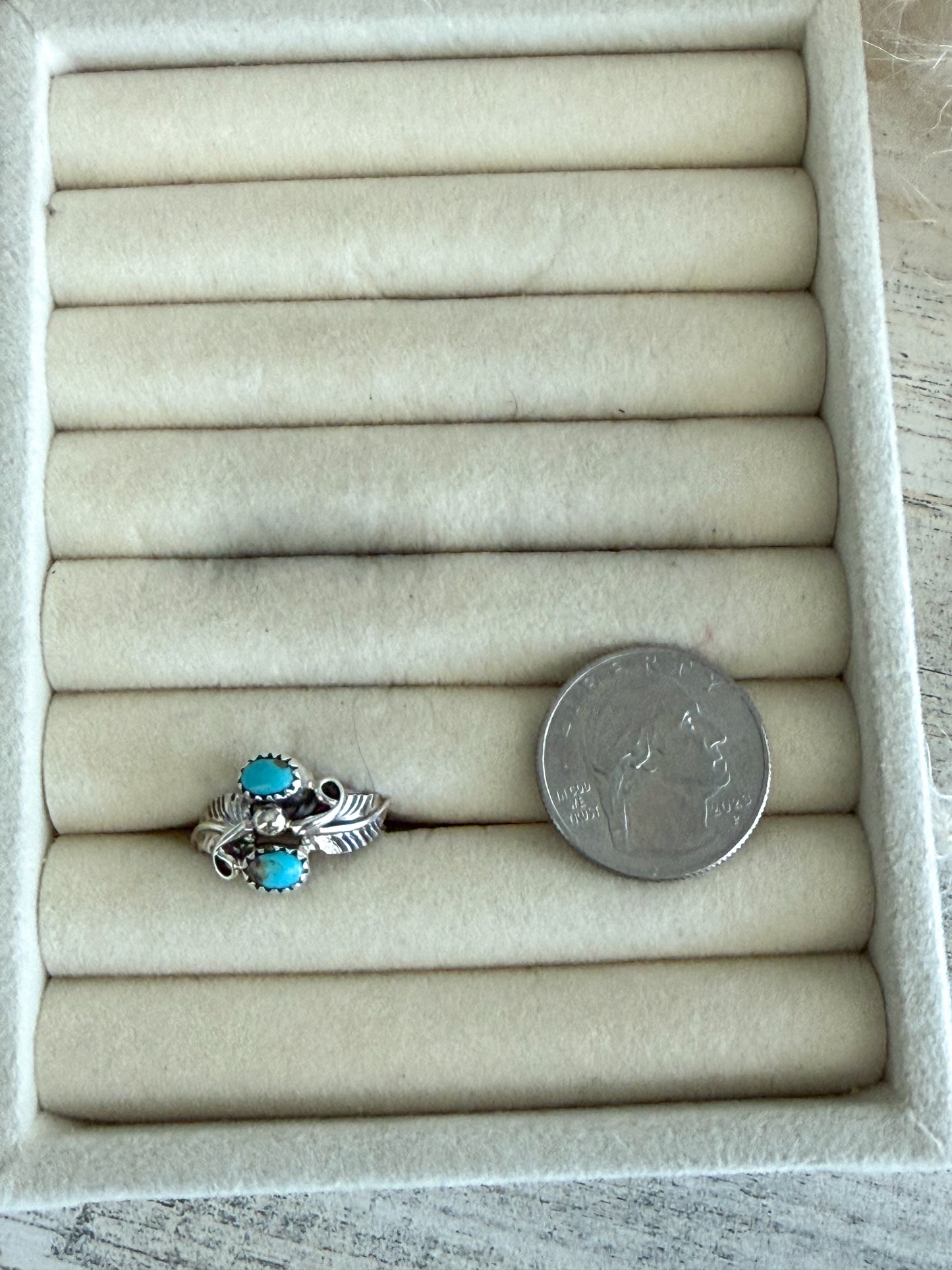 Native American Turquoise Ring 6.5