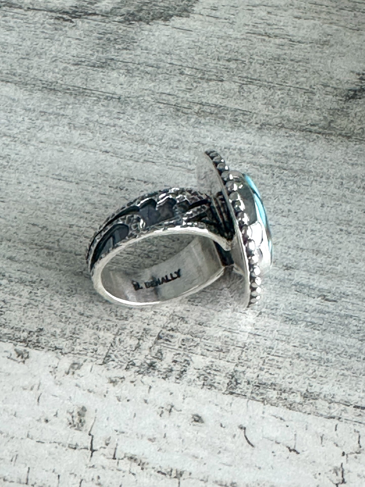 Native Made Kingman Ring Size 8
