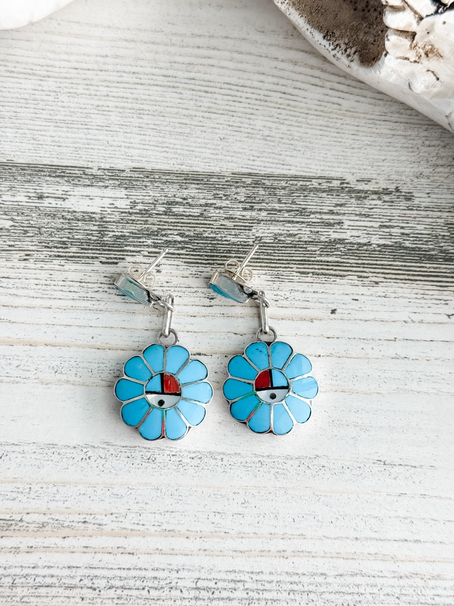 Native Made Multi Stone Earrings