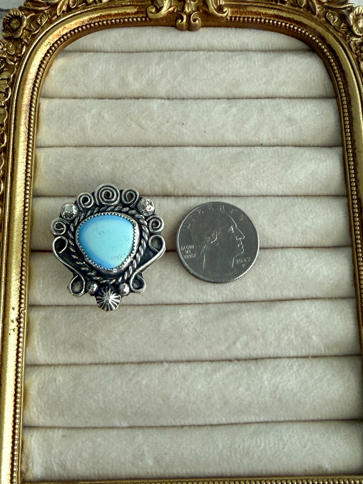 Native American Golden Hills Adjustable Ring