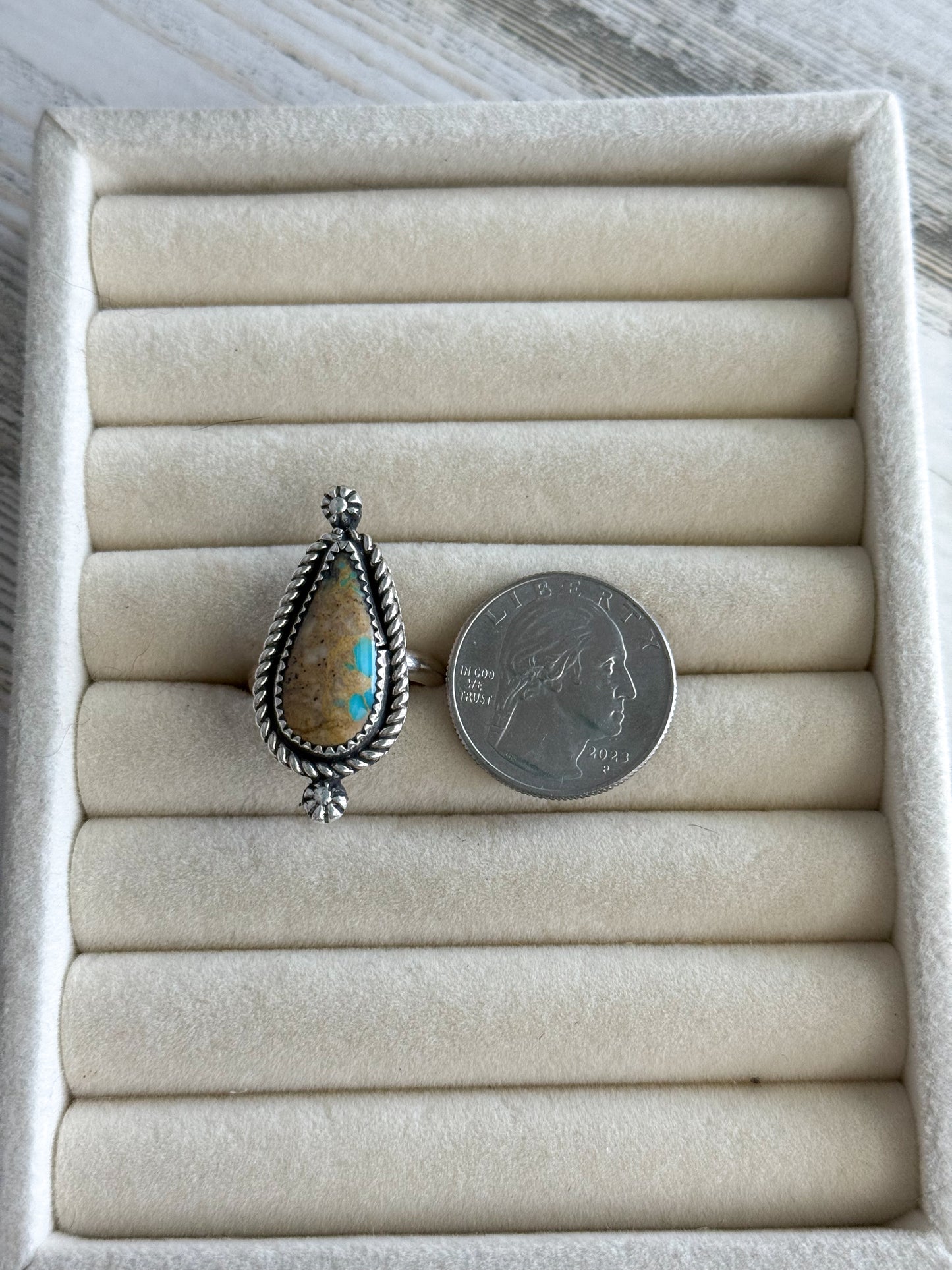 Native American Royston Adjustable Ring