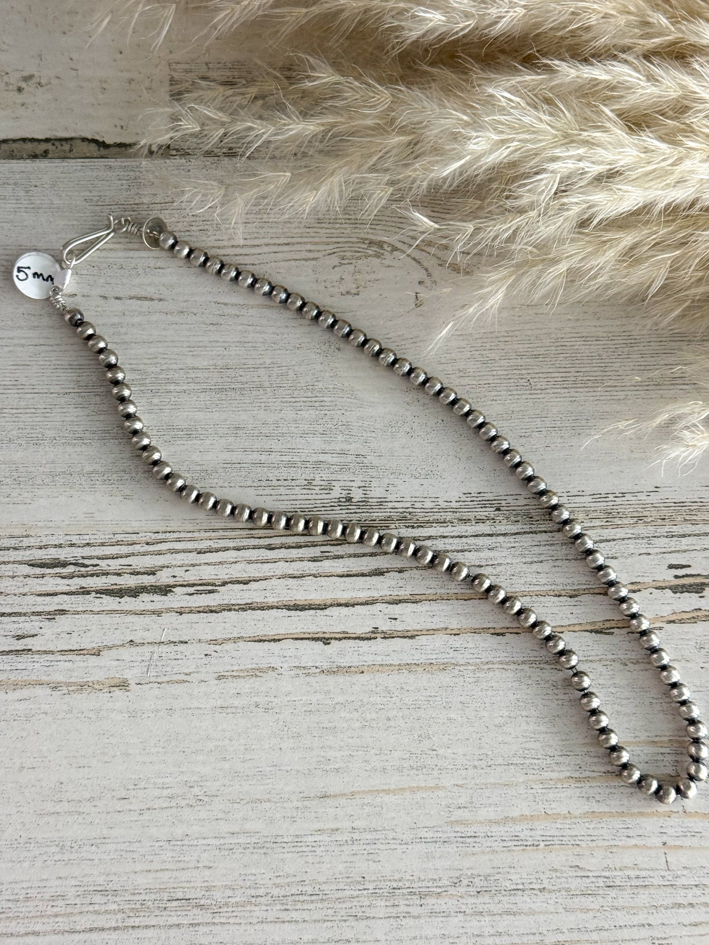 Native American Navajo Pearls 18" 5mm