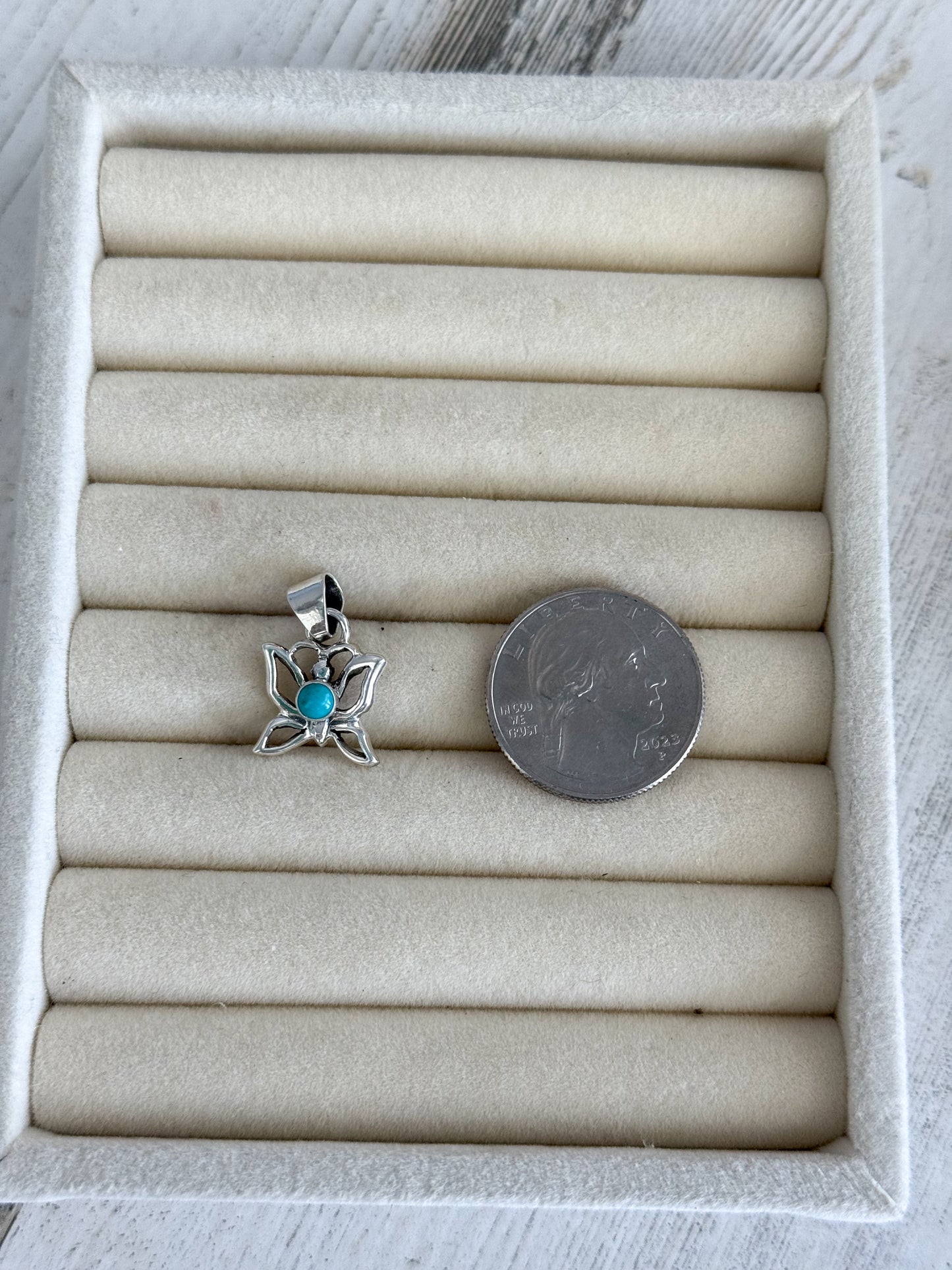 Native American Butterfly Pendant