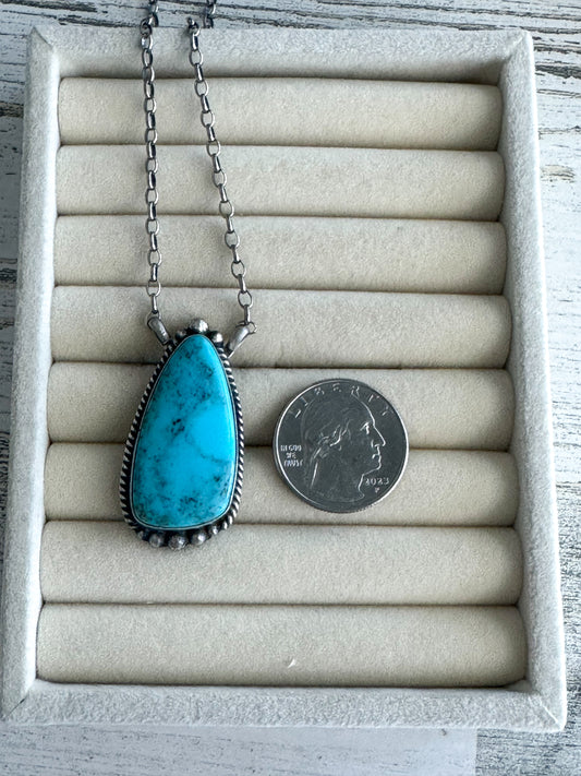 Native Made Campitos Turquoise Necklace 16"