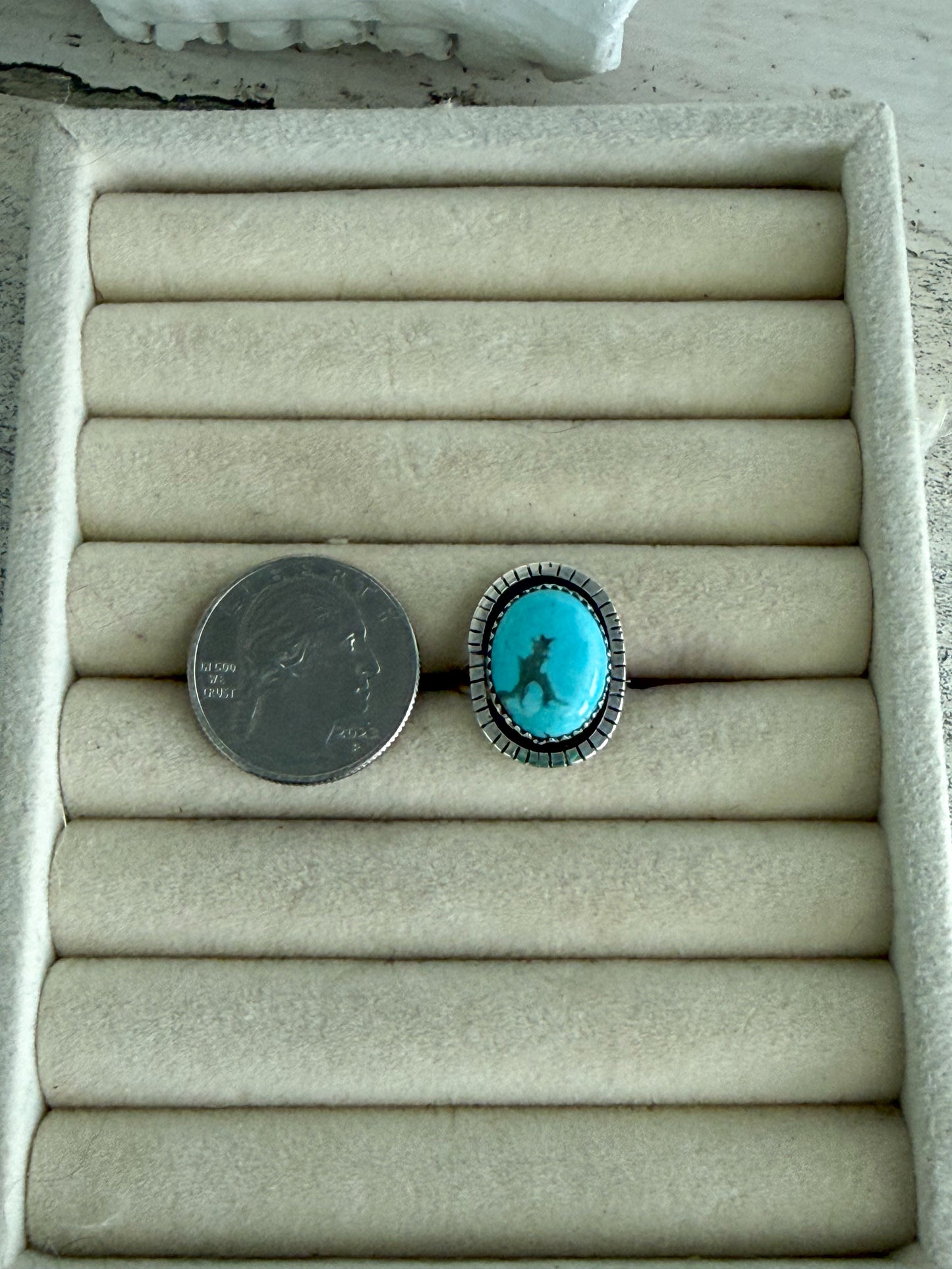Native American Turquoise Ring 7