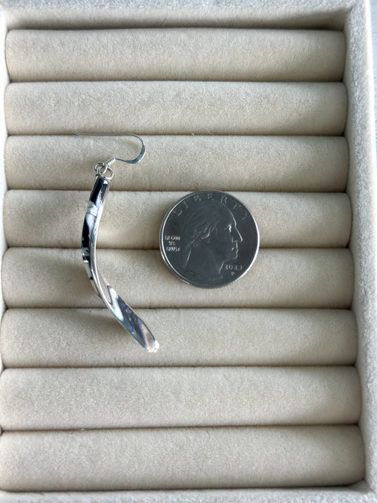 Native Made White Buffalo Earrings