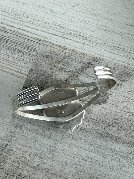 Native Made Kingman Turquoise Cuff 6.5"