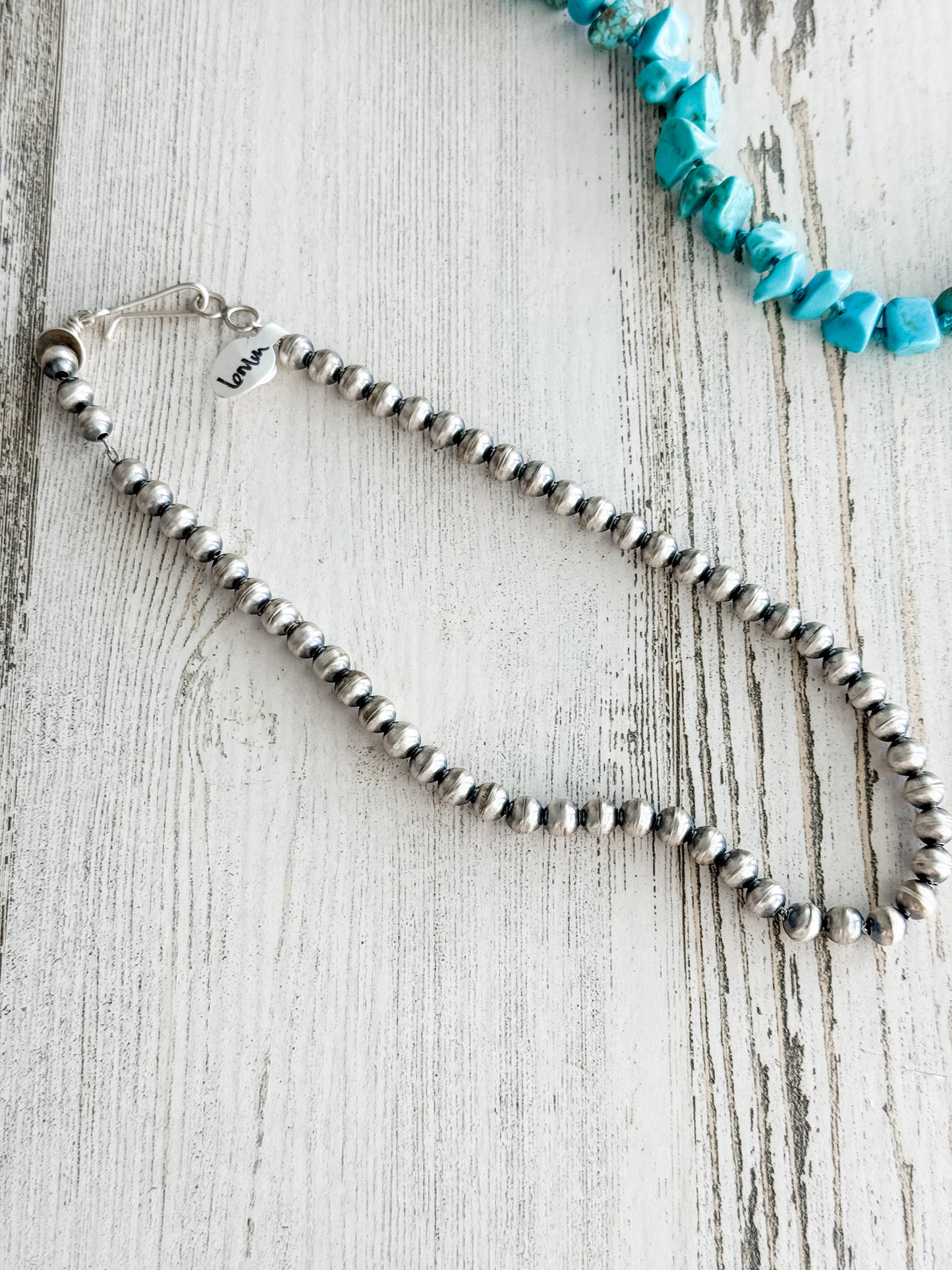 Native American Navajo Pearls 14" 6mm