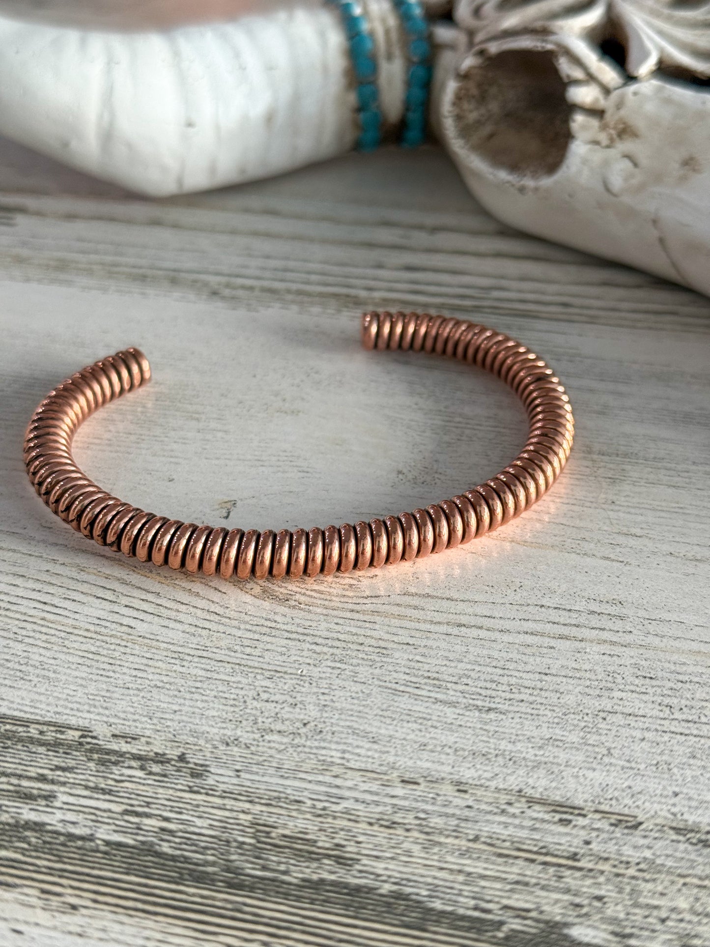 Native Made Copper Bracelet 7.5"