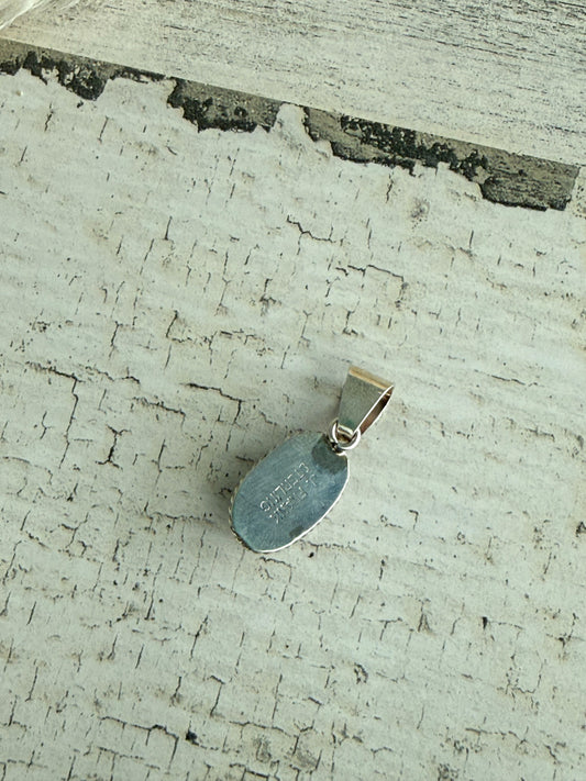 Native American Black Onyx Pendant