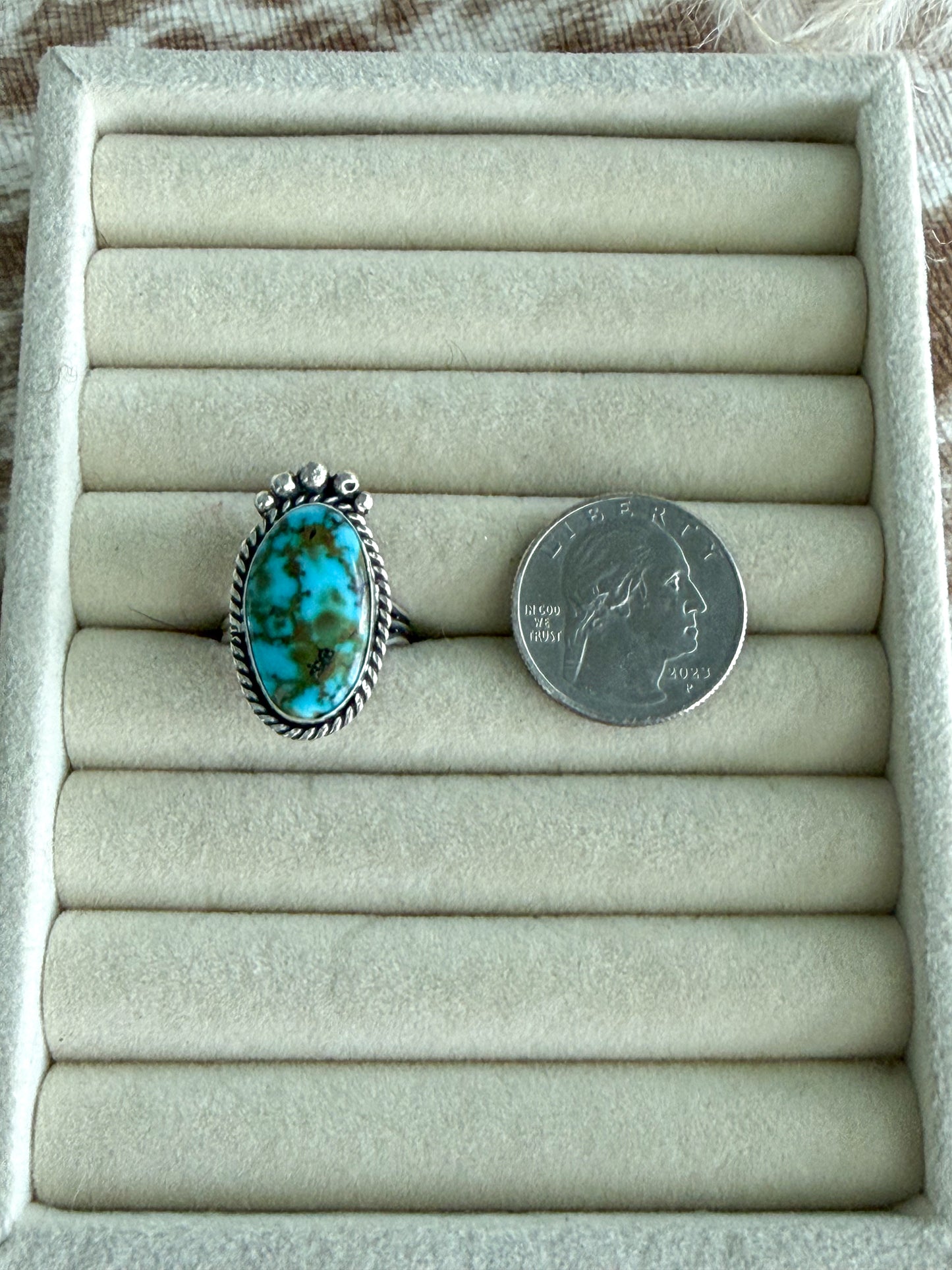 Native American Kingman Ring 7