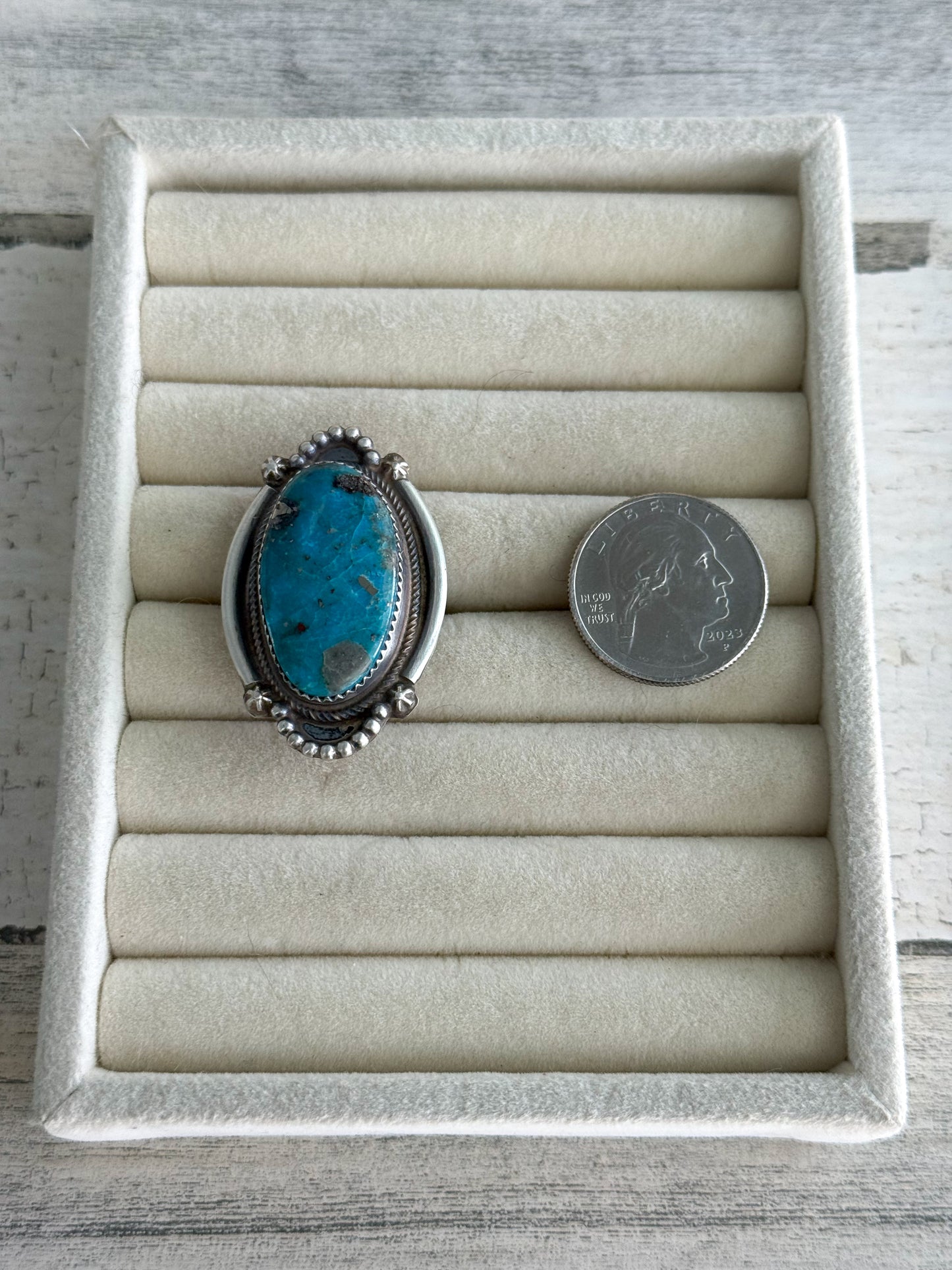 Native American Sonoran Rose Ring 10