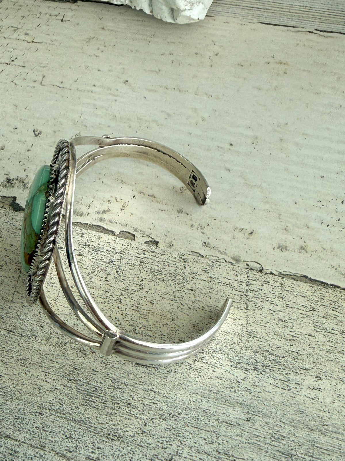 Native American Sonoran Turquoise Cuff 6.5”