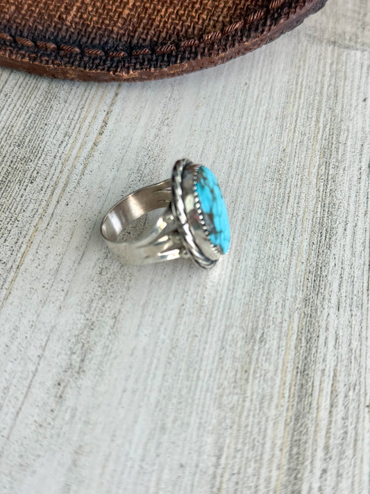 Native American Kingman Ring 9.5