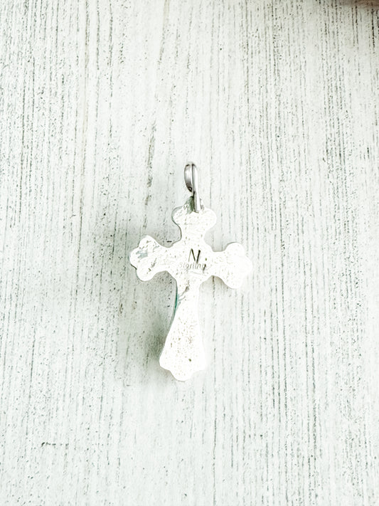 Native American Turquoise Cross Pendant