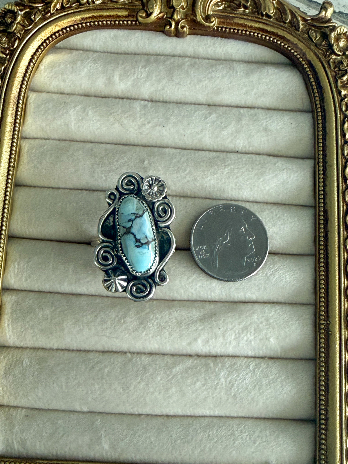 Native American Golden Hills Adjustable Ring
