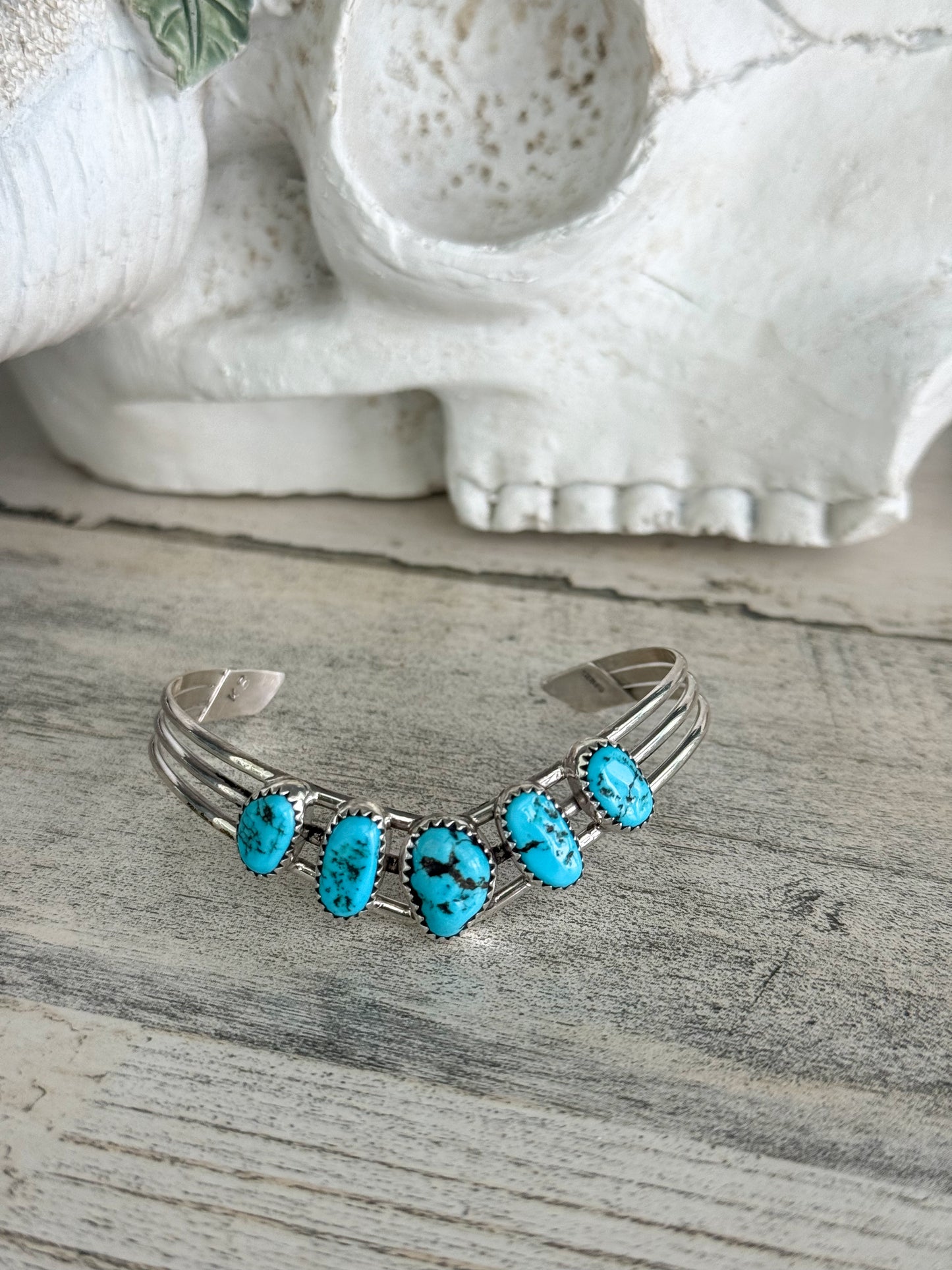 Native American Kingman V Cuff 6.75”