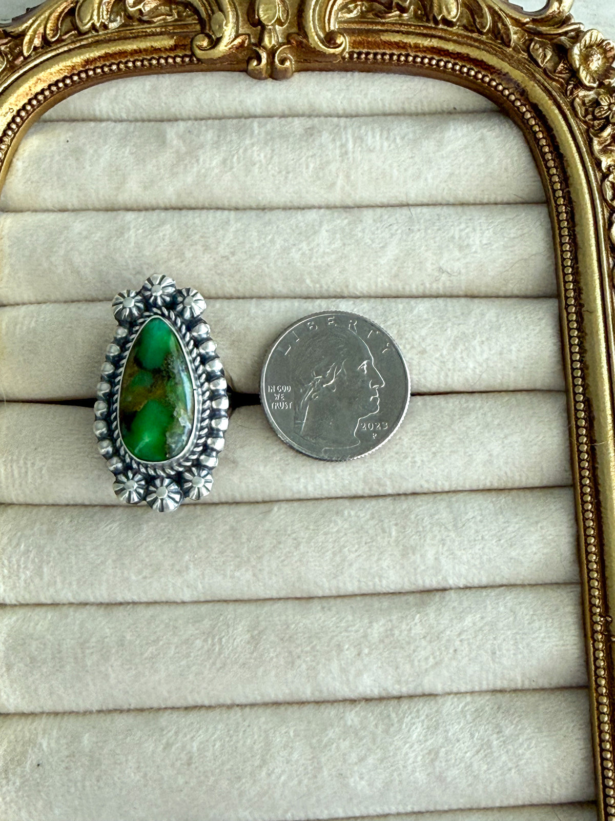 Native American Turquoise Ring 8