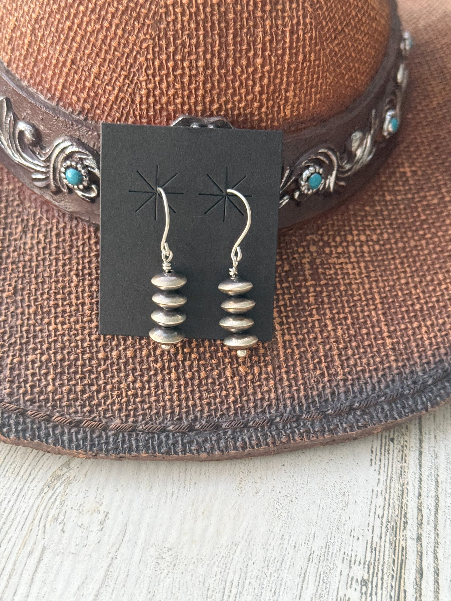 Native American Navajo Pearl Earrings