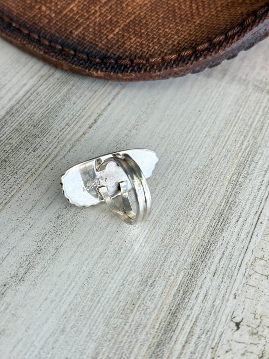 Native American Kingman Turquoise Ring 10