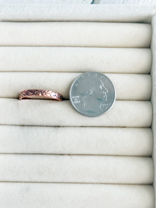 Native American Copper Ring 11