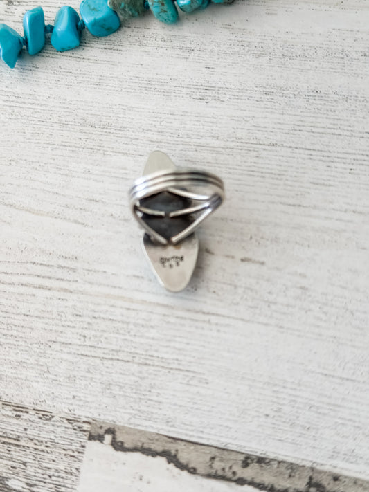 Native American Egyptian Turquoise Ring 7