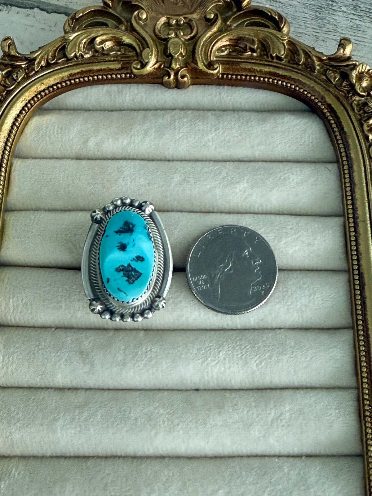 Native American Turquoise Ring 10