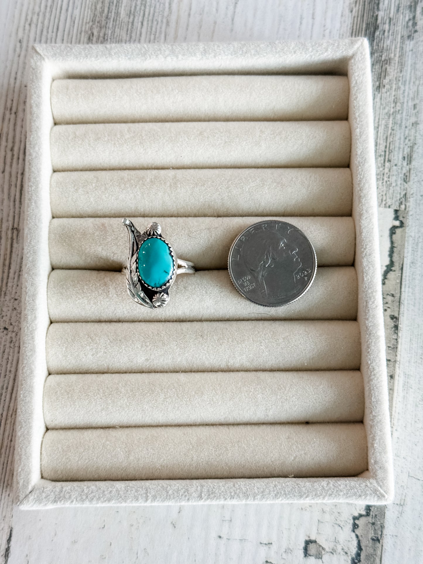 Native American Turquoise Ring 9