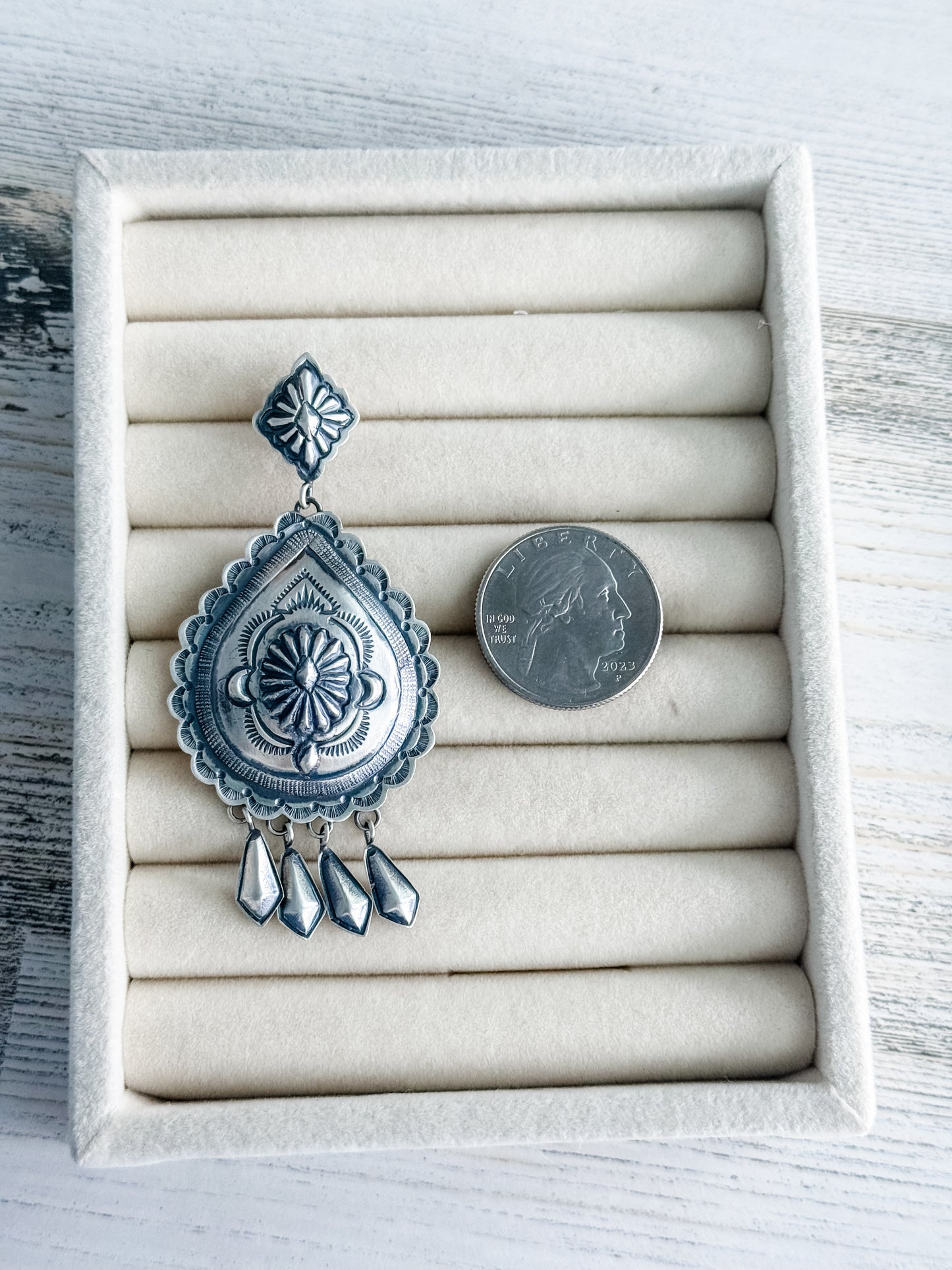 Native Made Sterling Silver Earrings