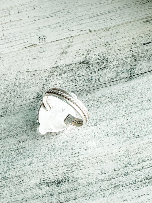 Native American Made Turquoise Ring 9.5