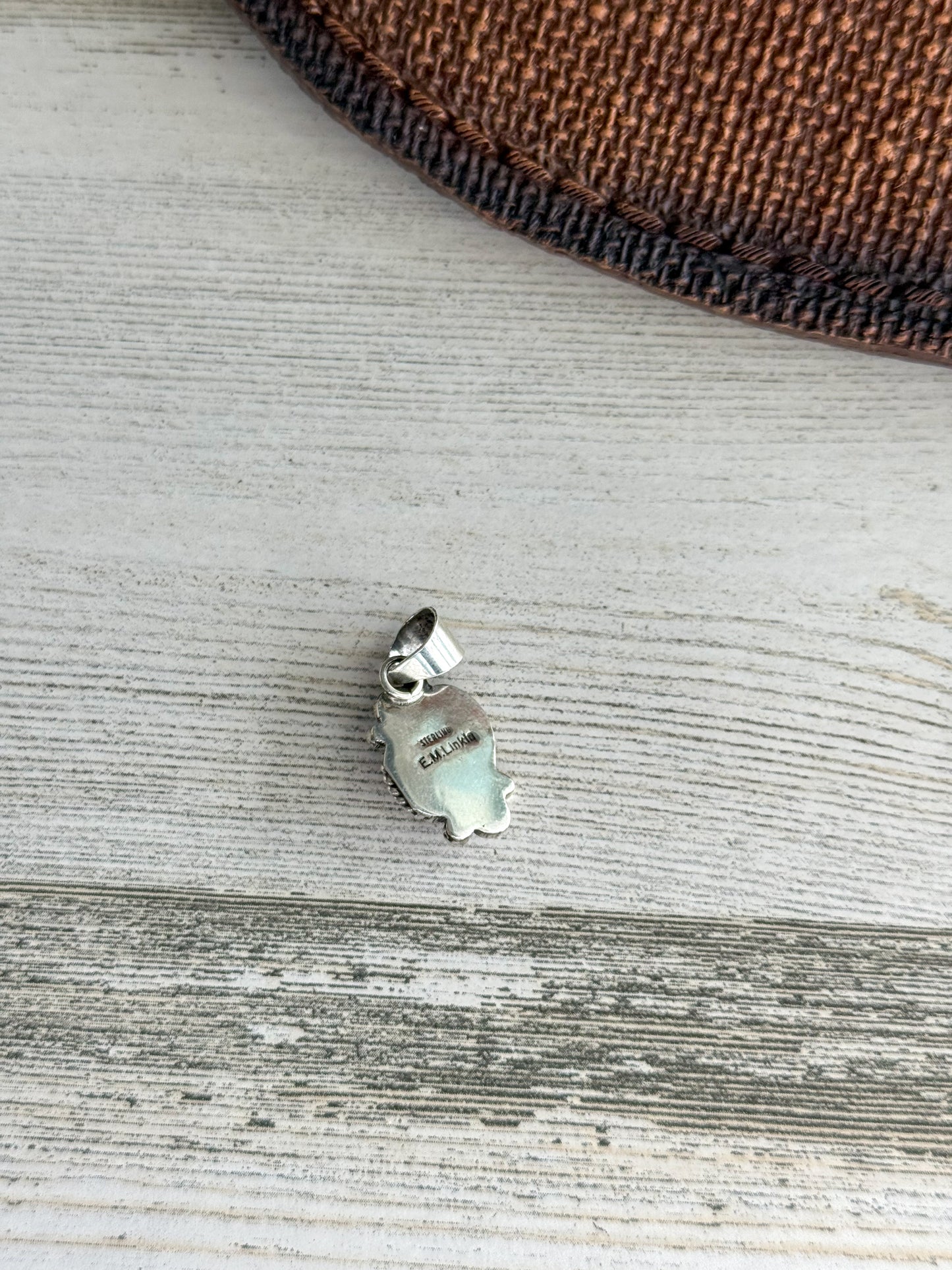 Native American Black Onyx Pendant