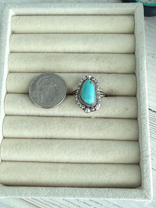 Native American Kingman Ring 8