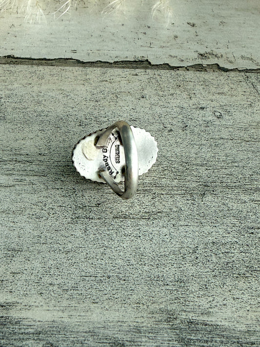 Native American Royston Turquoise Ring 8