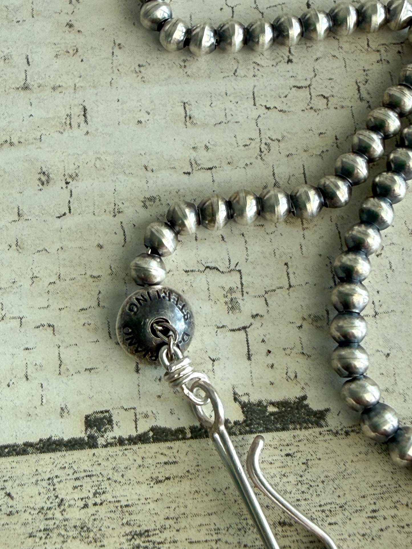 Native American Navajo Pearls 18" 4mm