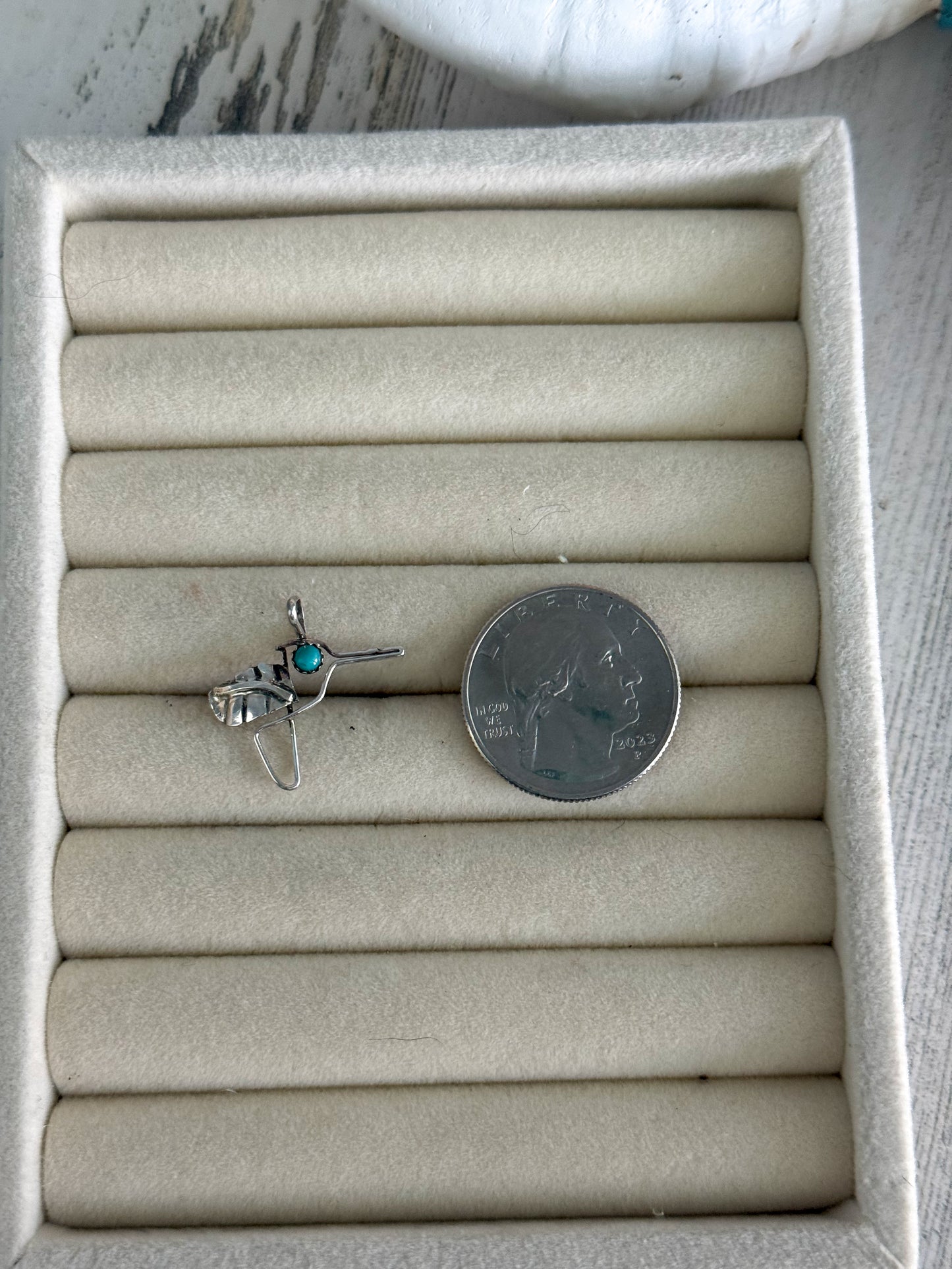 Native American Hummingbird Pendant