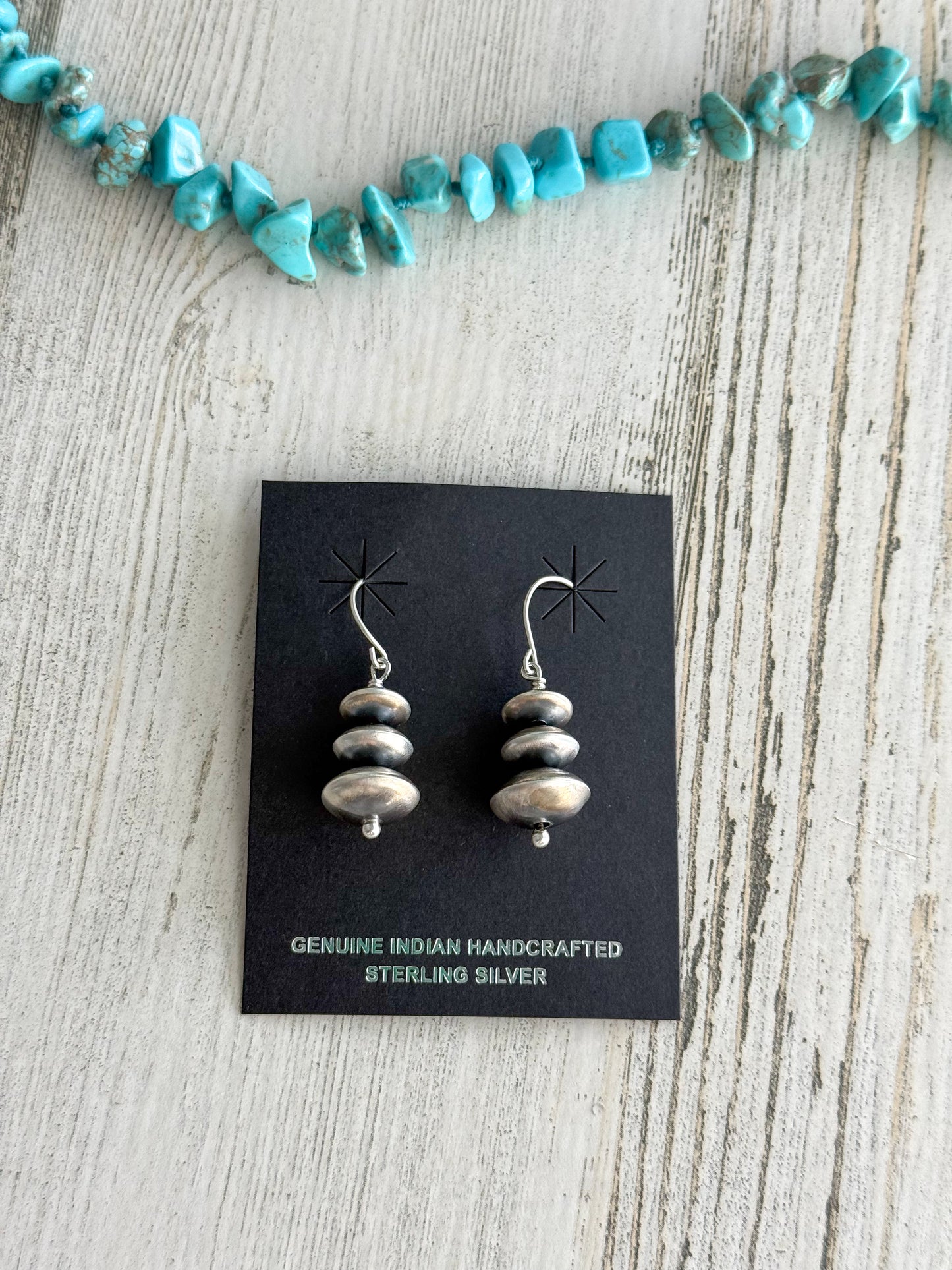 Native American Navajo Pearl Earrings