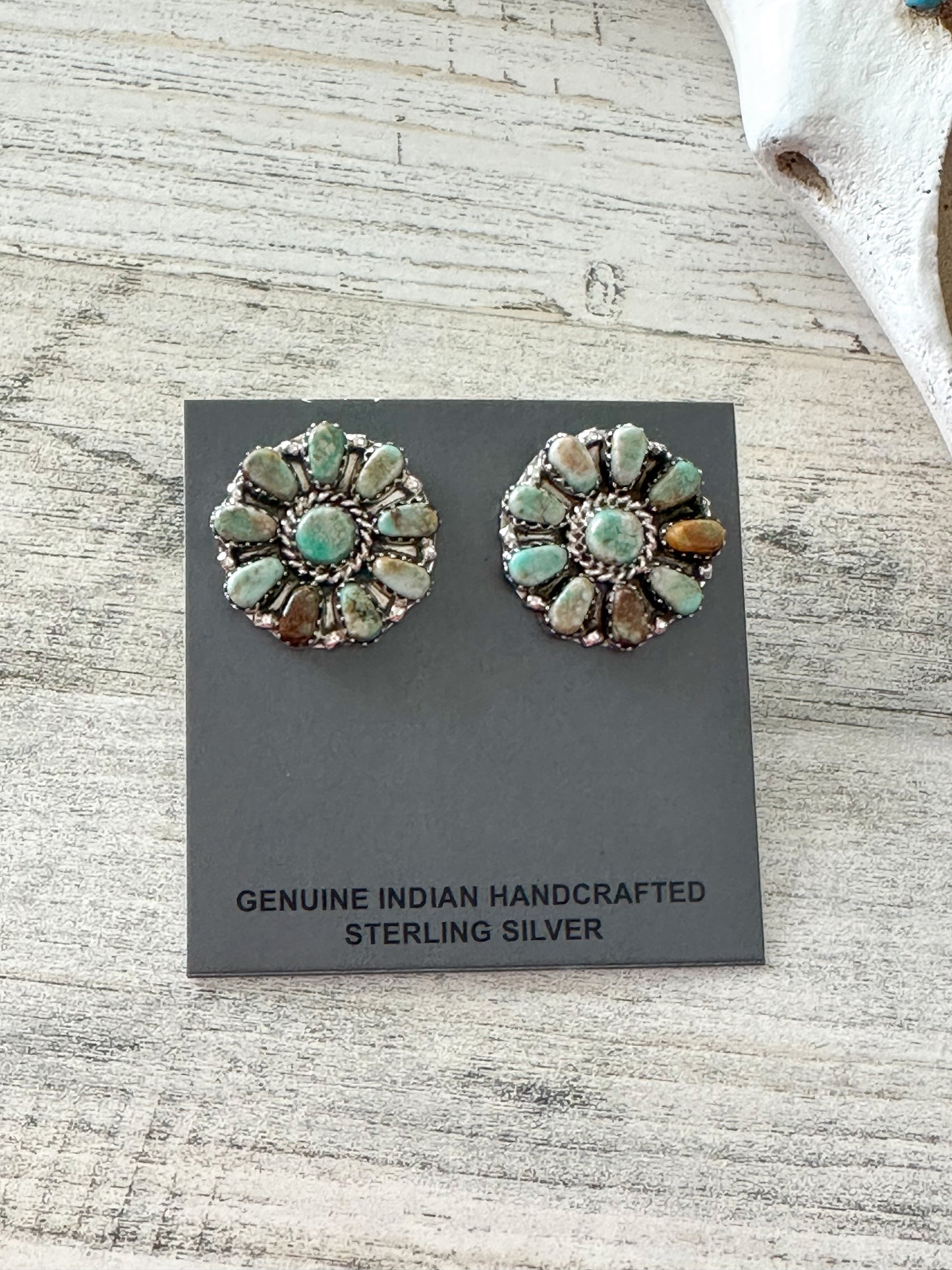 Native Made Kingman Cluster Earrings