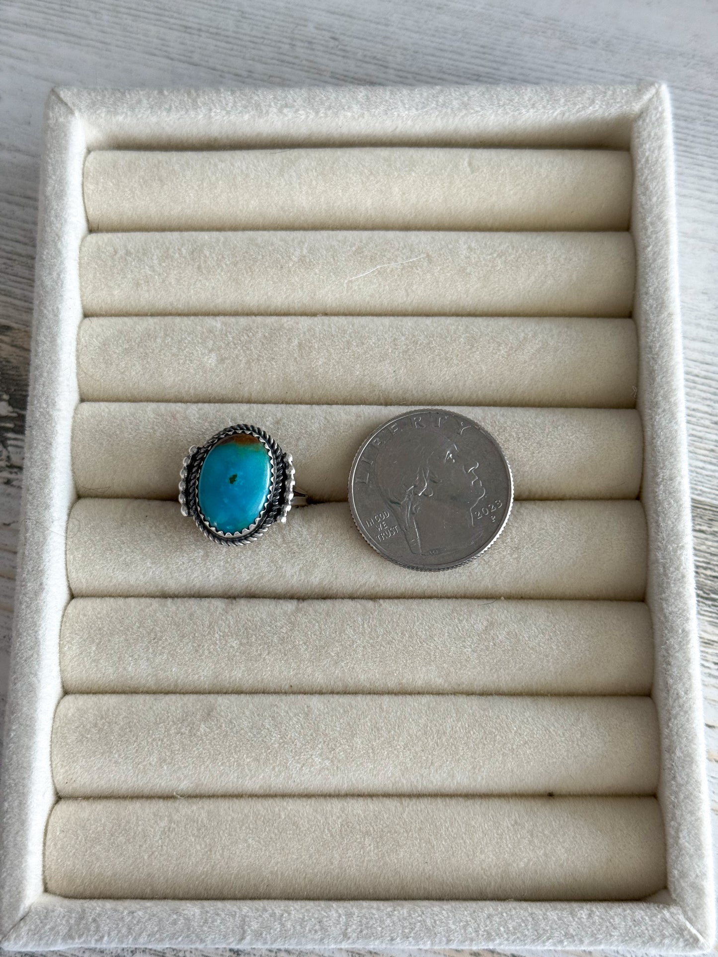 Native American Sonoran Gold Ring 7