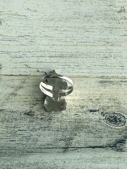 Native Made Multi Stone Zuni Ring 7.5
