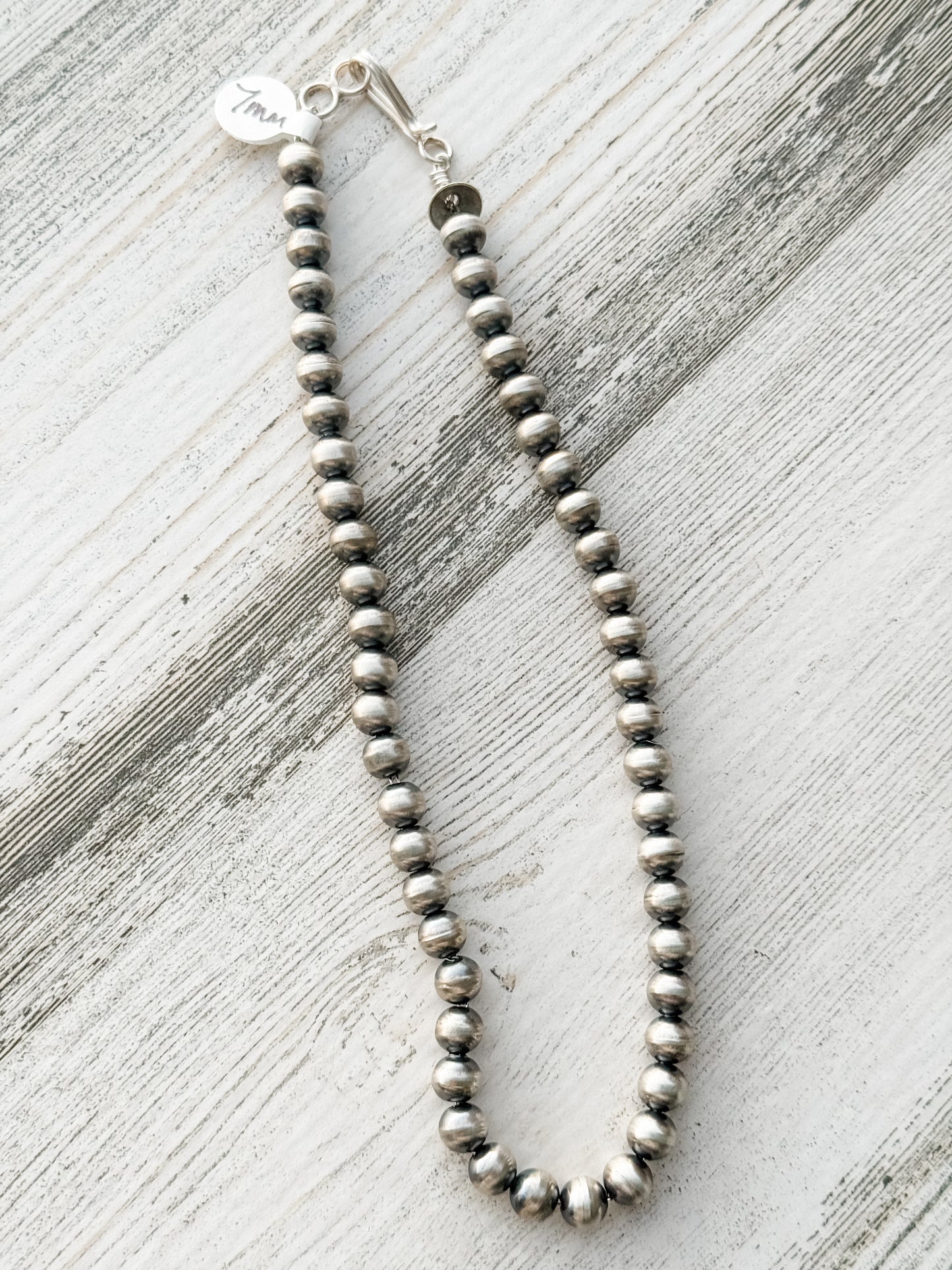 Native American Navajo Pearls 14" 7mm
